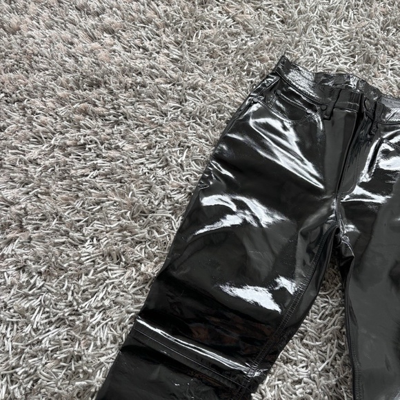 rag & bone Black Patent Leather Pants - Picture 11 of 12